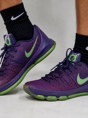 Nike KD 8 Court Purple Green Men’s Size 11.5 Basketball Shoes
